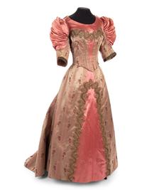 Collection of 19th Century Clothing: One Dress, Four Capes