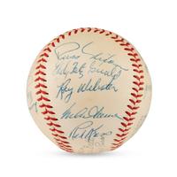 A 1959 Cleveland Indians Team Signed Autograph Baseball (Beckett Authentication Services Letter)