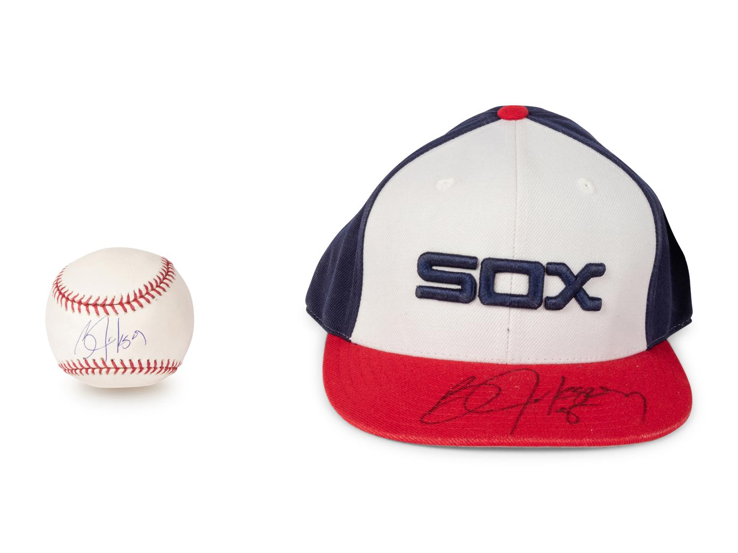 A Group of Bo Jackson Signed Autograph Chicago White Sox Items (Beckett Authentication Services BAS Certified),