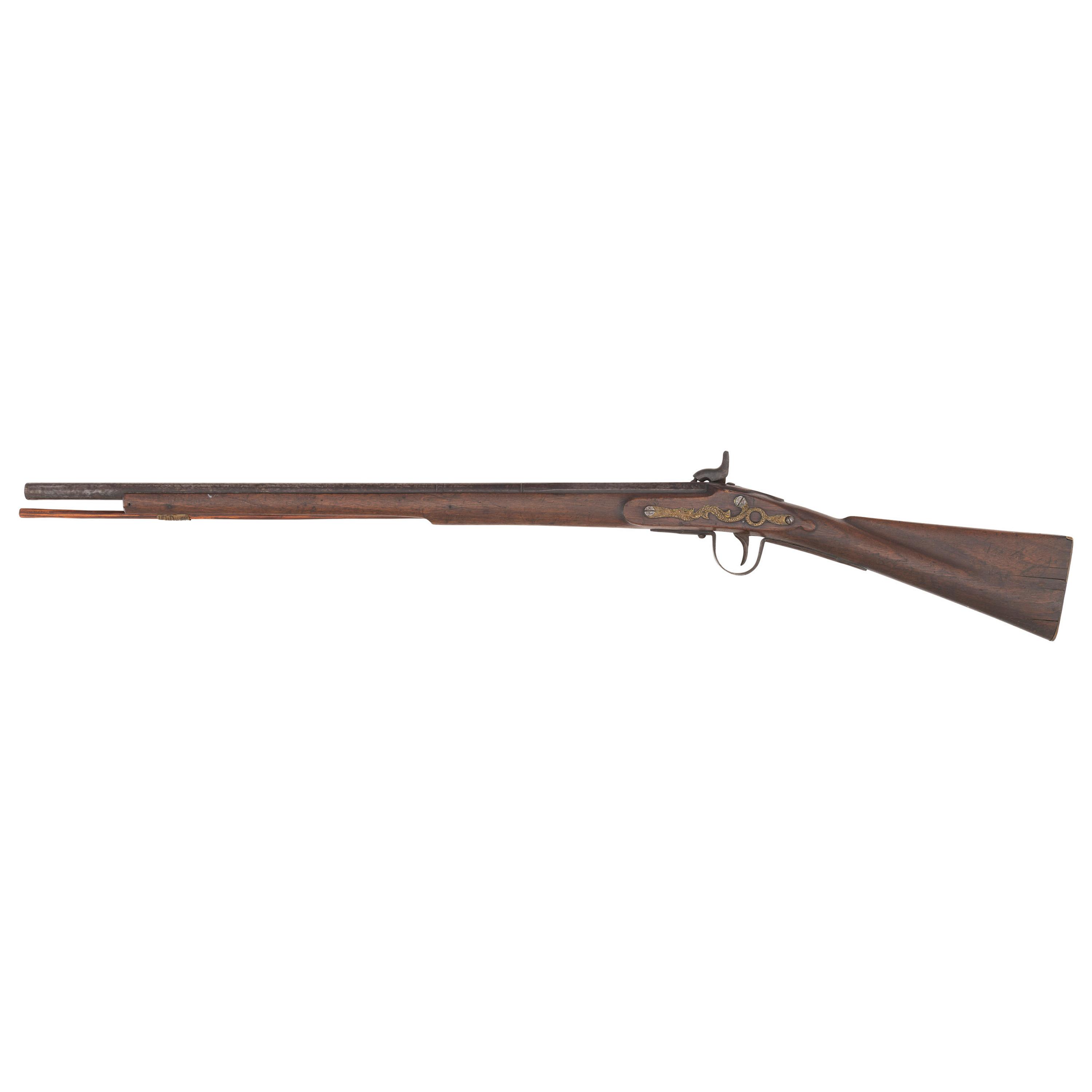 Late-19th Century Hudson's Bay Company Percussion Trade Gun by Barnett