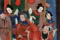 Two Chinese Reverse Paintings on Glass