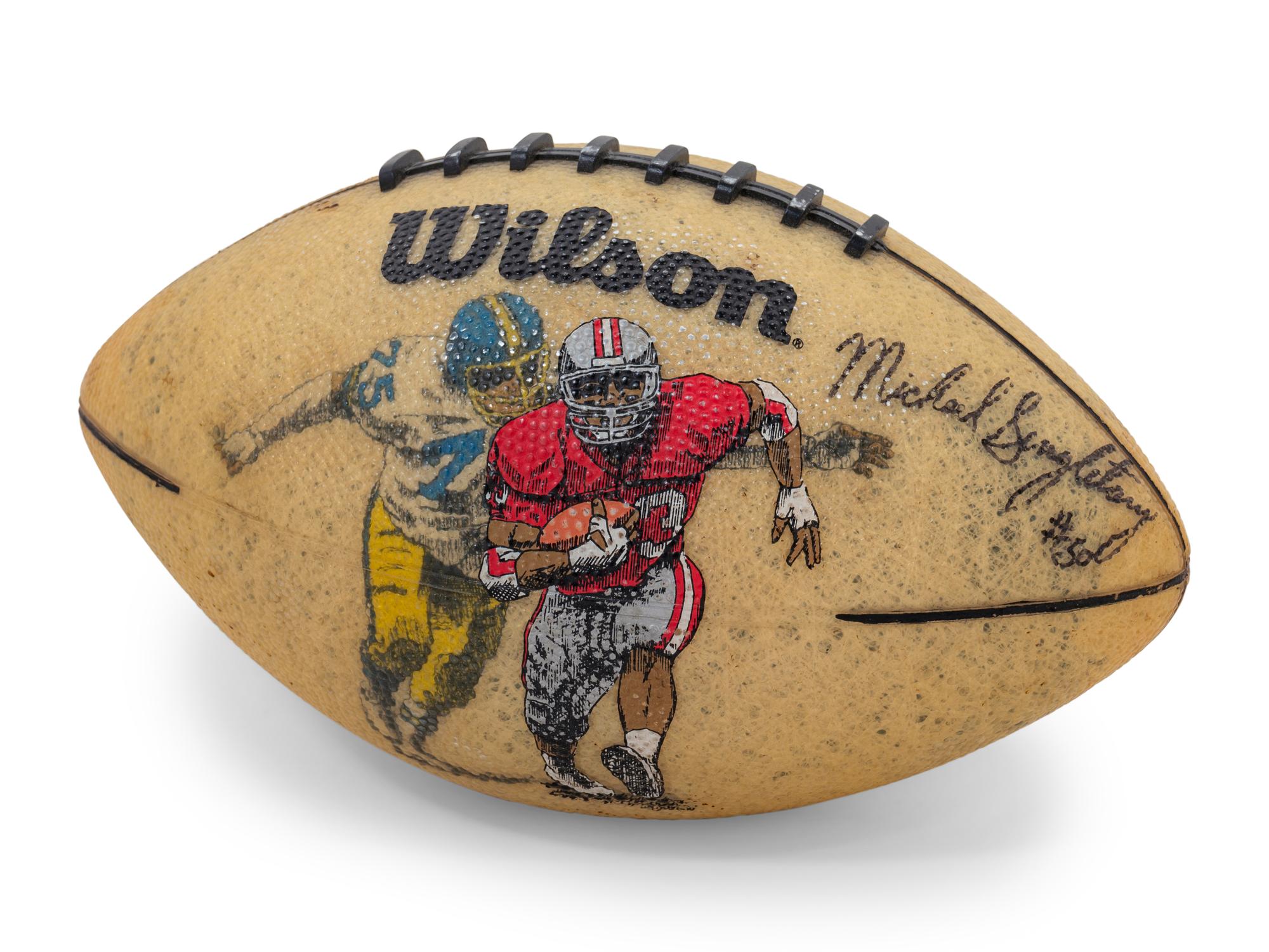 A Group of Chicago Bears Hall of Fame Signed Autograph Footballs Including Walter Payton (BAS Beckett Authentication Services Certified),
