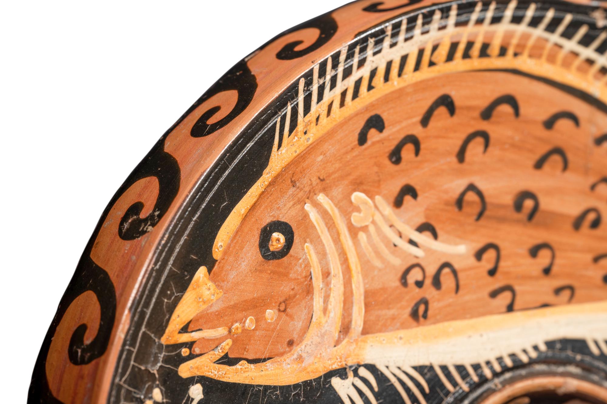 An Apulian Red-Figured Fish Plate
