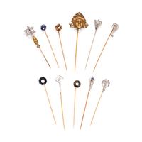 COLLECTION OF STICKPINS