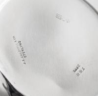 An American Silver Tyg, Dominick & Haff, New York, NY, 1901, Retailed by J.E. Caldwell, Philadelphia, PA, having foliate capped twin ha