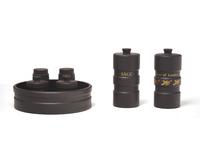 A Wedgwood Black Basalt Spice Set