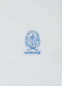 Twelve Herend Porcelain Market Garden Crescent Salad Plates — 20TH CENTURY