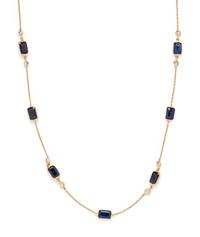 SAPPHIRE AND DIAMOND NECKLACE