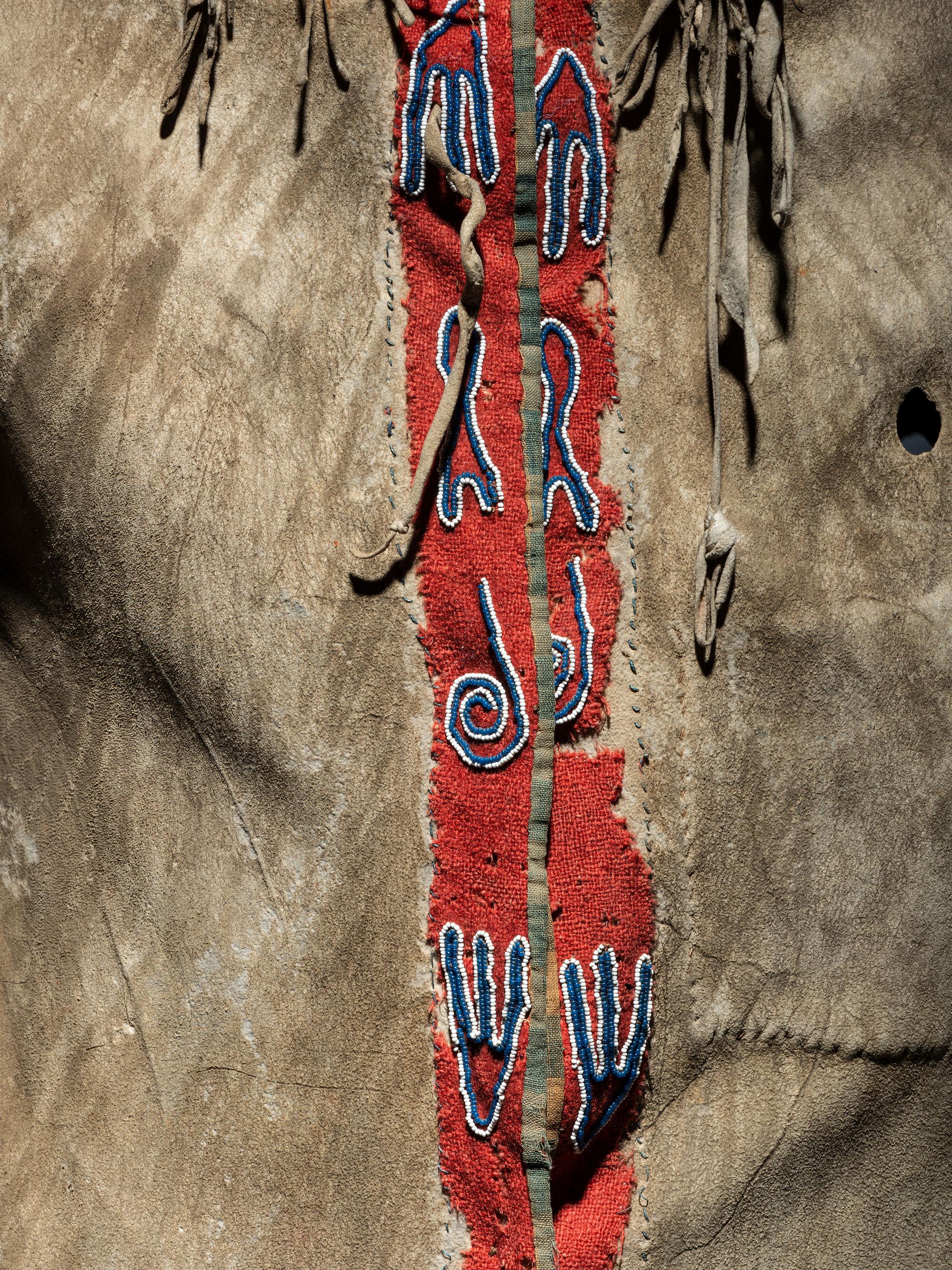Northern Cree Beaded Hide Scout Jacket