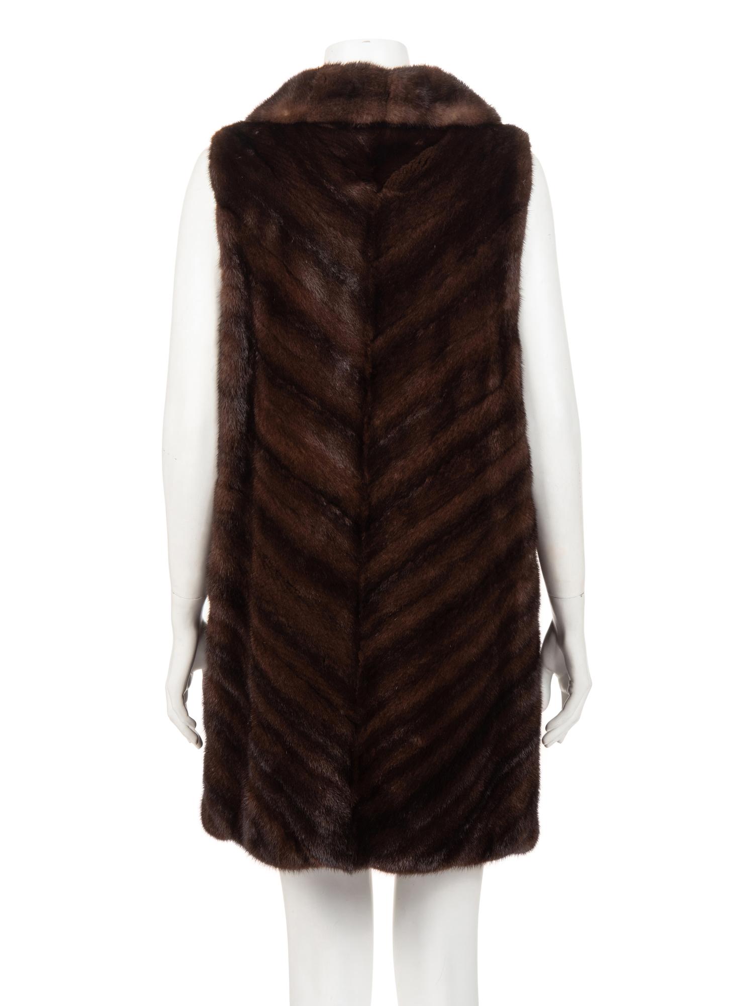 J. Mendel Sleeveless Mink Vest
