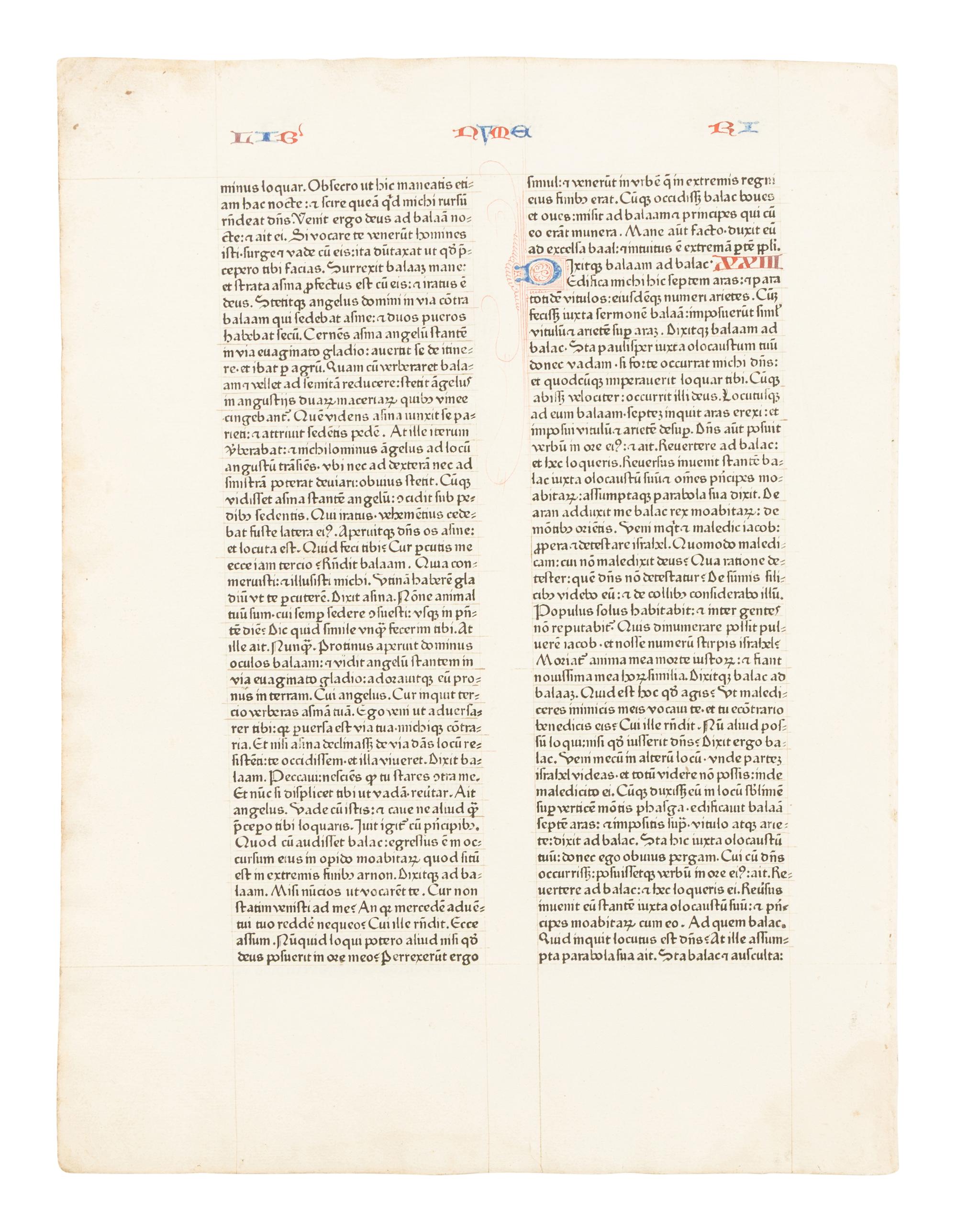 [LEAF BOOK - FUST & SCHOEFFER]. The 1462 Fust & Schoeffer Bible. An essay by Eberhard Koenig...With an Original Leaf from the 1462 Bible. Akron & Evanston: Bruce Ferrini/Hamill & Barker, 1993.