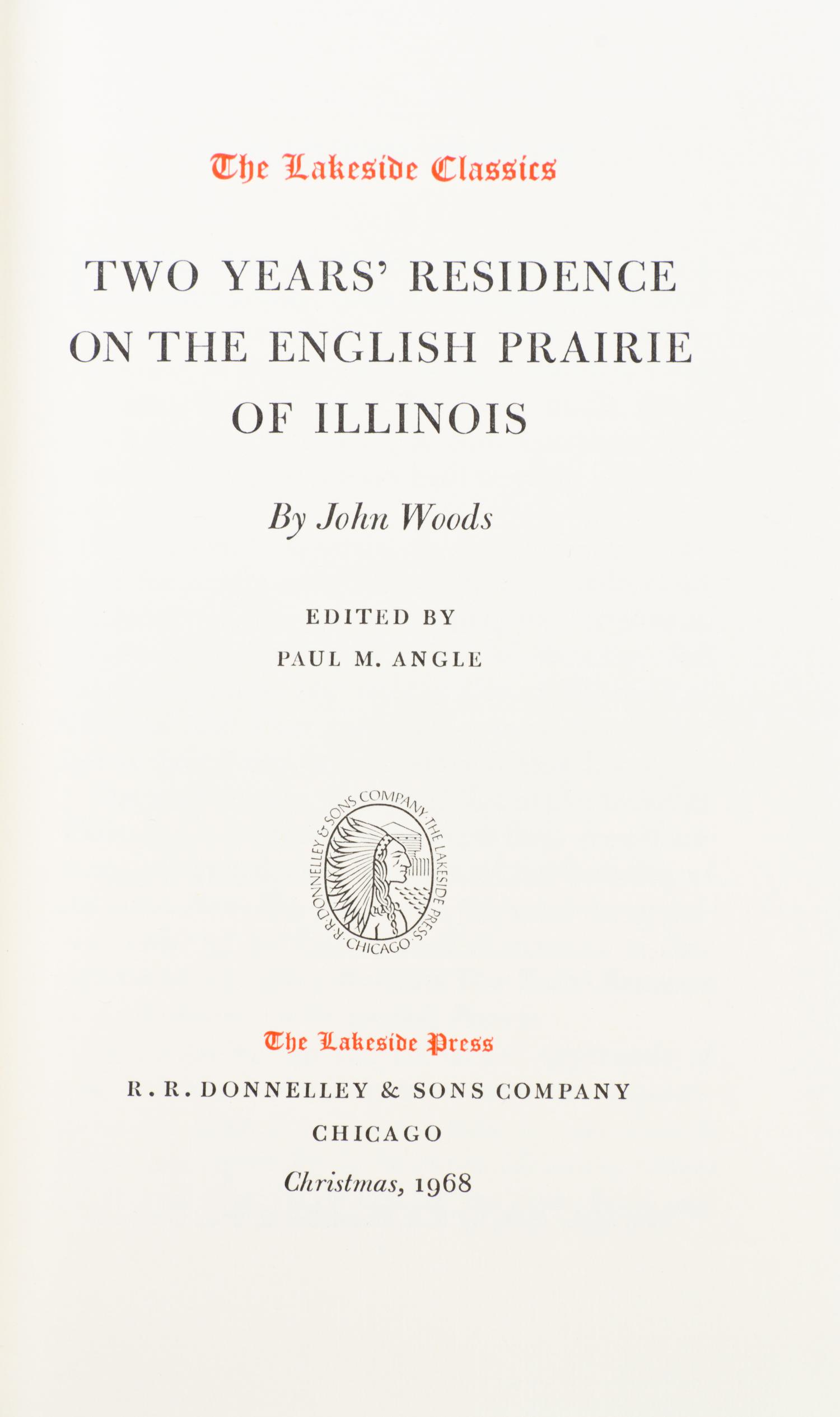 (LAKESIDE PRESS) Nine books.