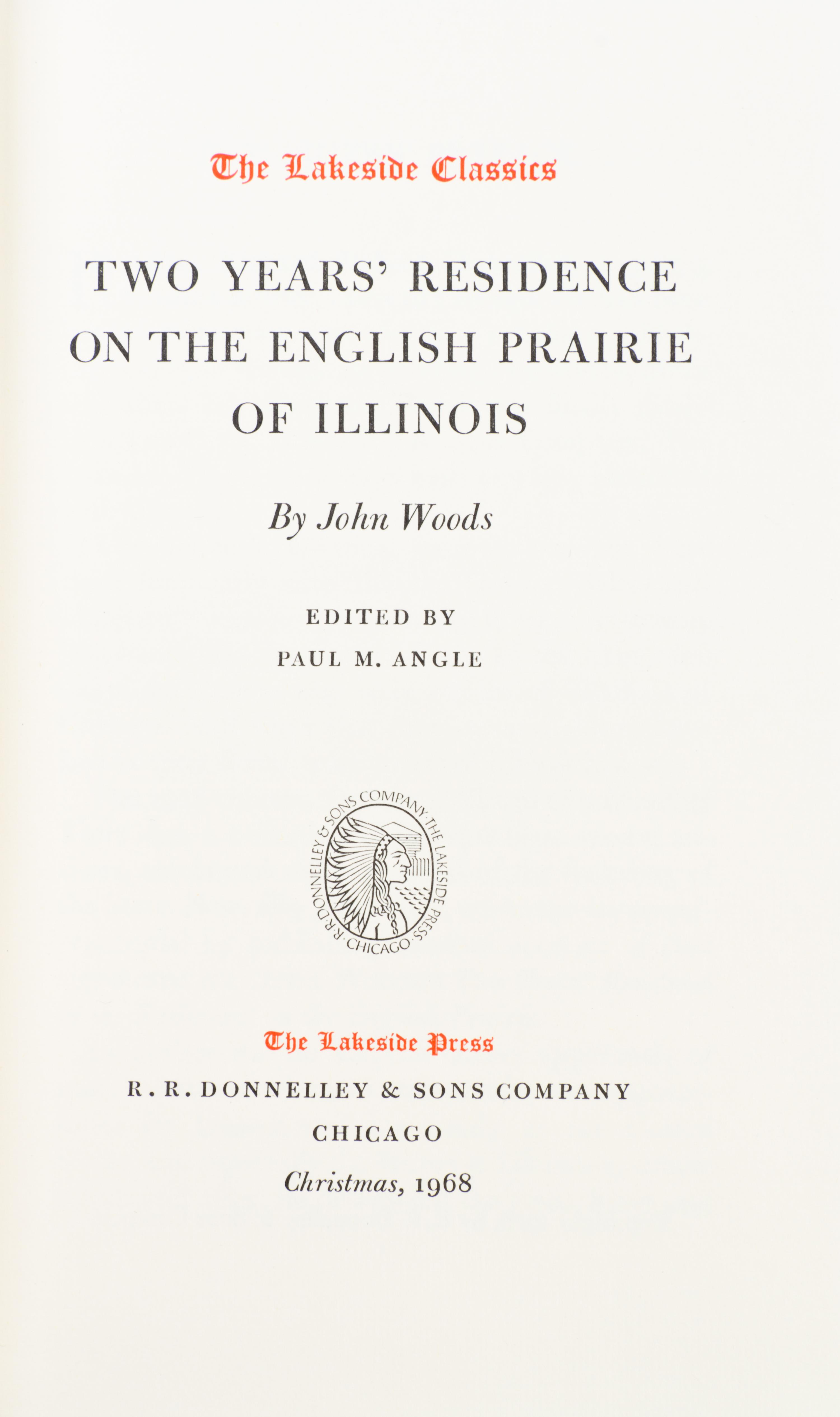 (LAKESIDE PRESS) Nine books.