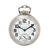 A Gold Filled Open Face 'Vanguard' Railroad Pocket Watch, Waltham, Circa 1936,