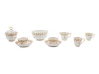 A Group of Derby Porcelain Tea Articles