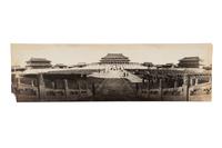 Six Panoramic Photographs of the Hall of Supreme Harmony (Tai-he Dian) During the Boxer Rebellion, 1900
