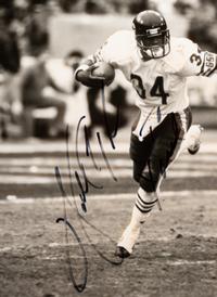 A Group of Mike Ditka and Walter Payton Chicago Bears Signed Autograph Photos (BAS Beckett Authentication Services Certified),