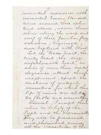 [CIVIL WAR]. ANDREW, John A. ALS related to the "Returning of the Flags" of MA Union regiments.