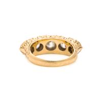 Diamond and Yellow Gold Ring
