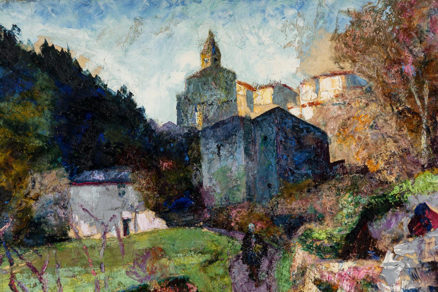 L'église de Saint-Saturnin dans la vallée de la Monne