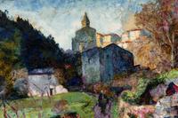 L'église de Saint-Saturnin dans la vallée de la Monne