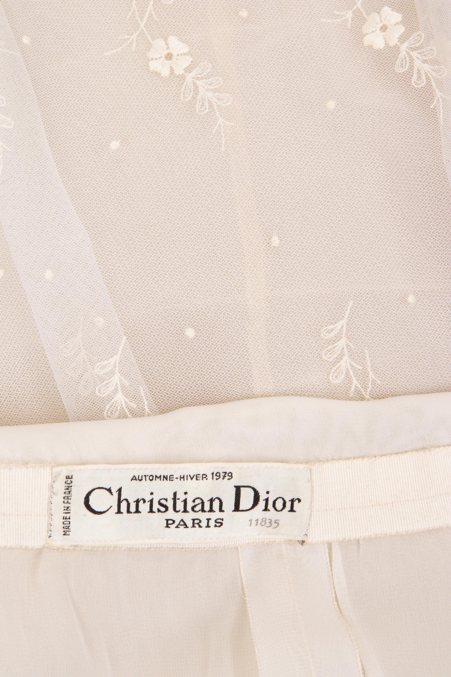 Christian Dior Haute Couture Wedding Dress, Fall/Winter 1979