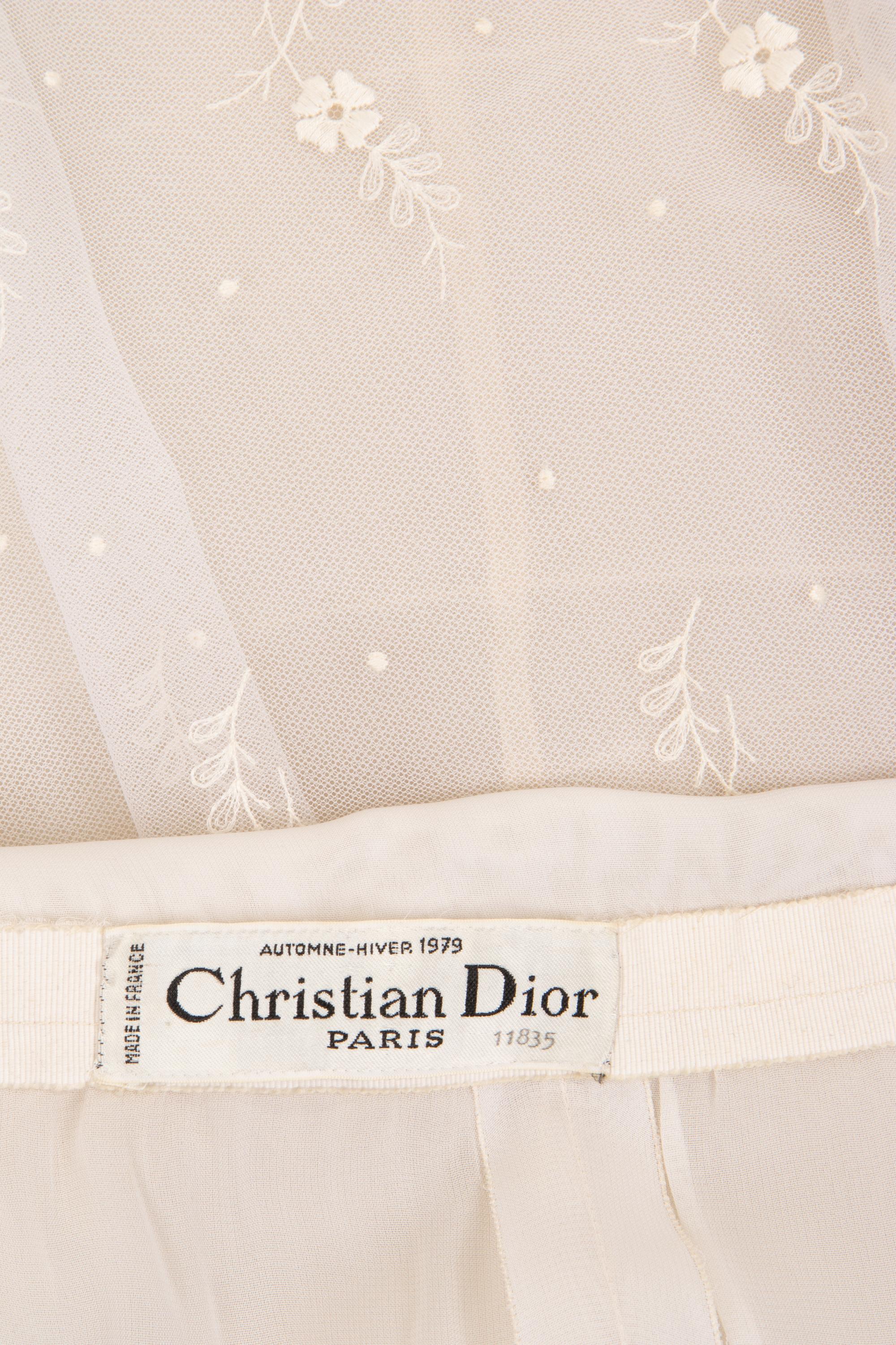 Christian Dior Haute Couture Wedding Dress, Fall/Winter 1979