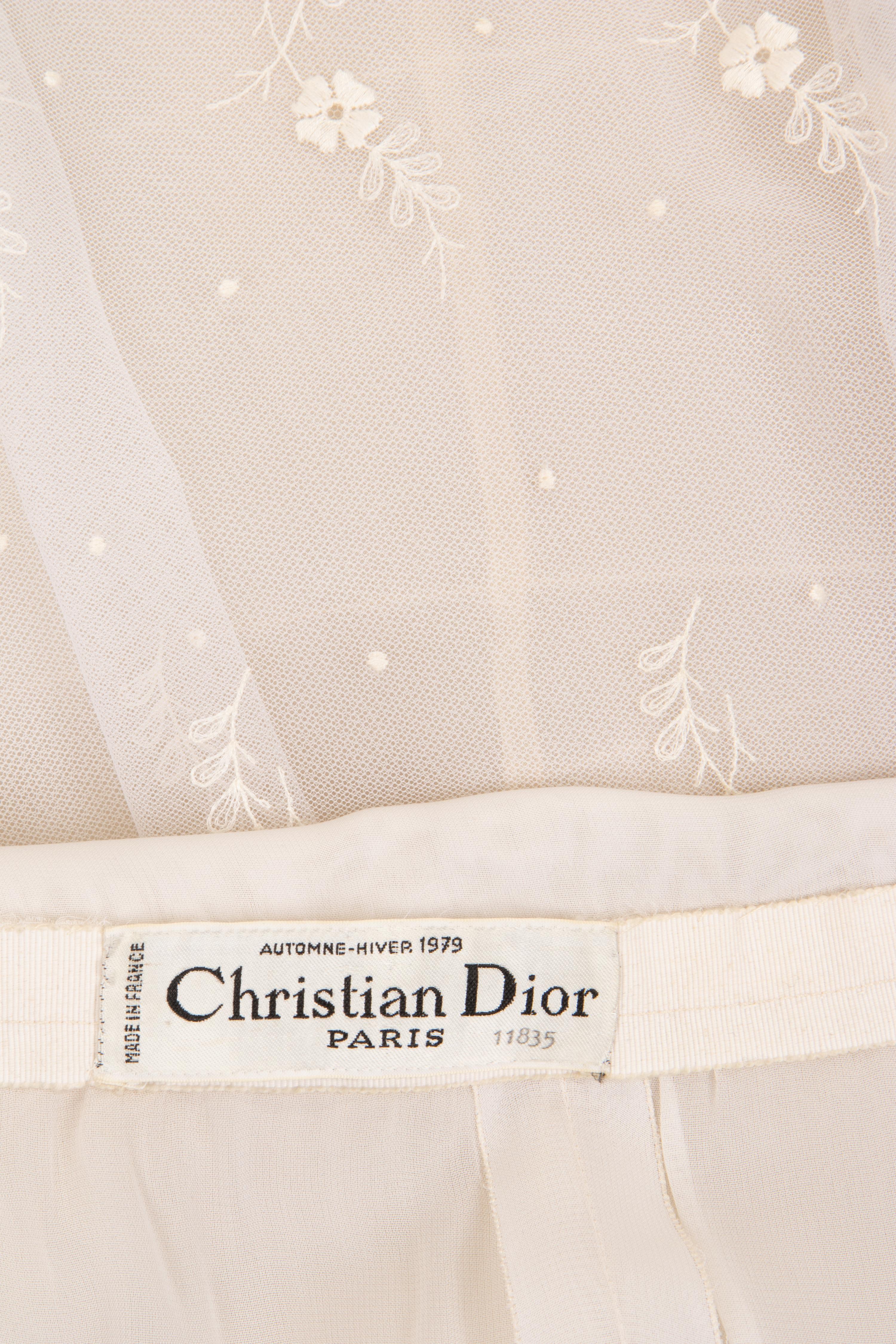 Christian Dior Haute Couture Wedding Dress, Fall/Winter 1979