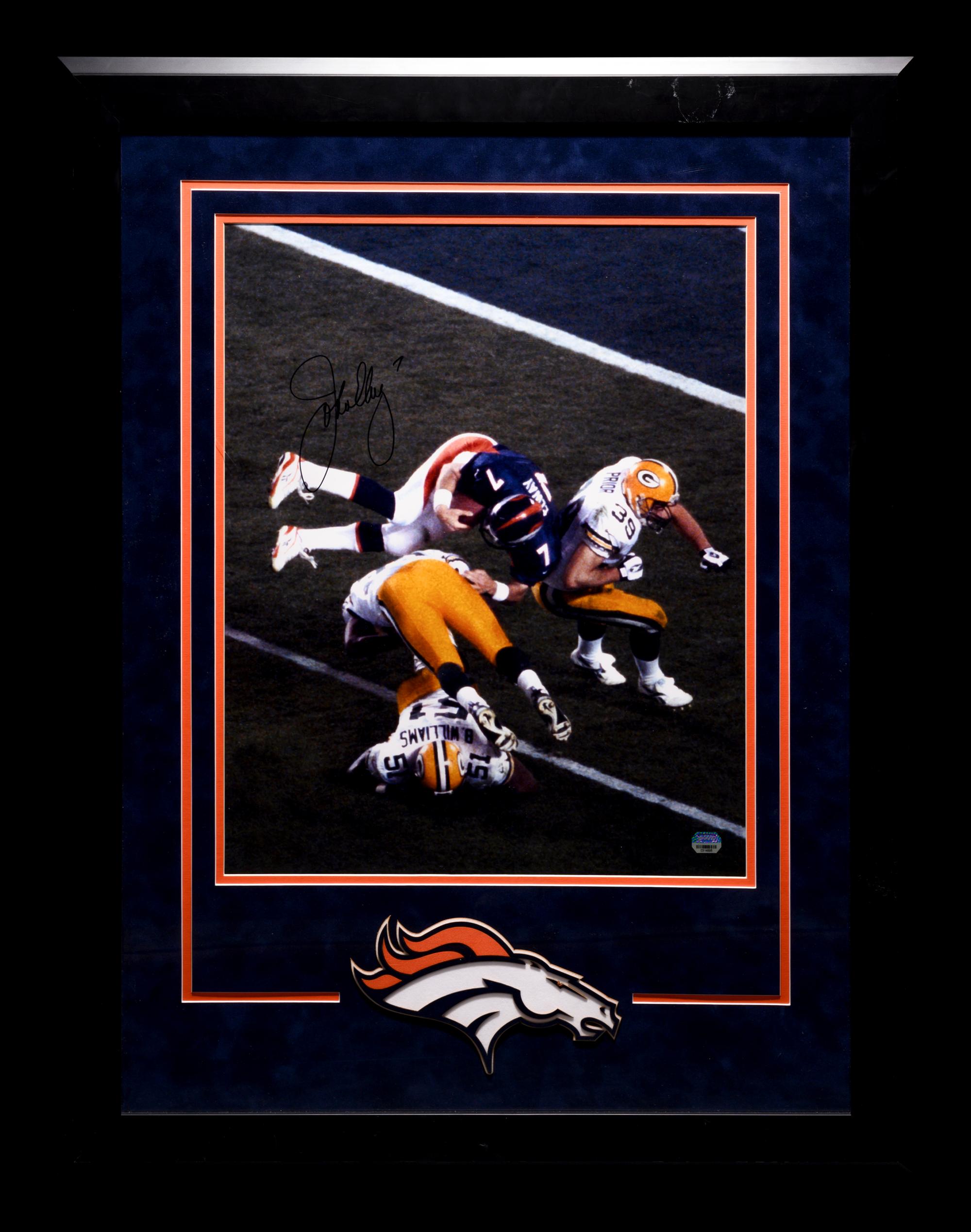 A Group of John Elway Signed Super Bowl XXXII Items,