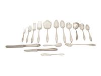 An American Silver Flatware Service