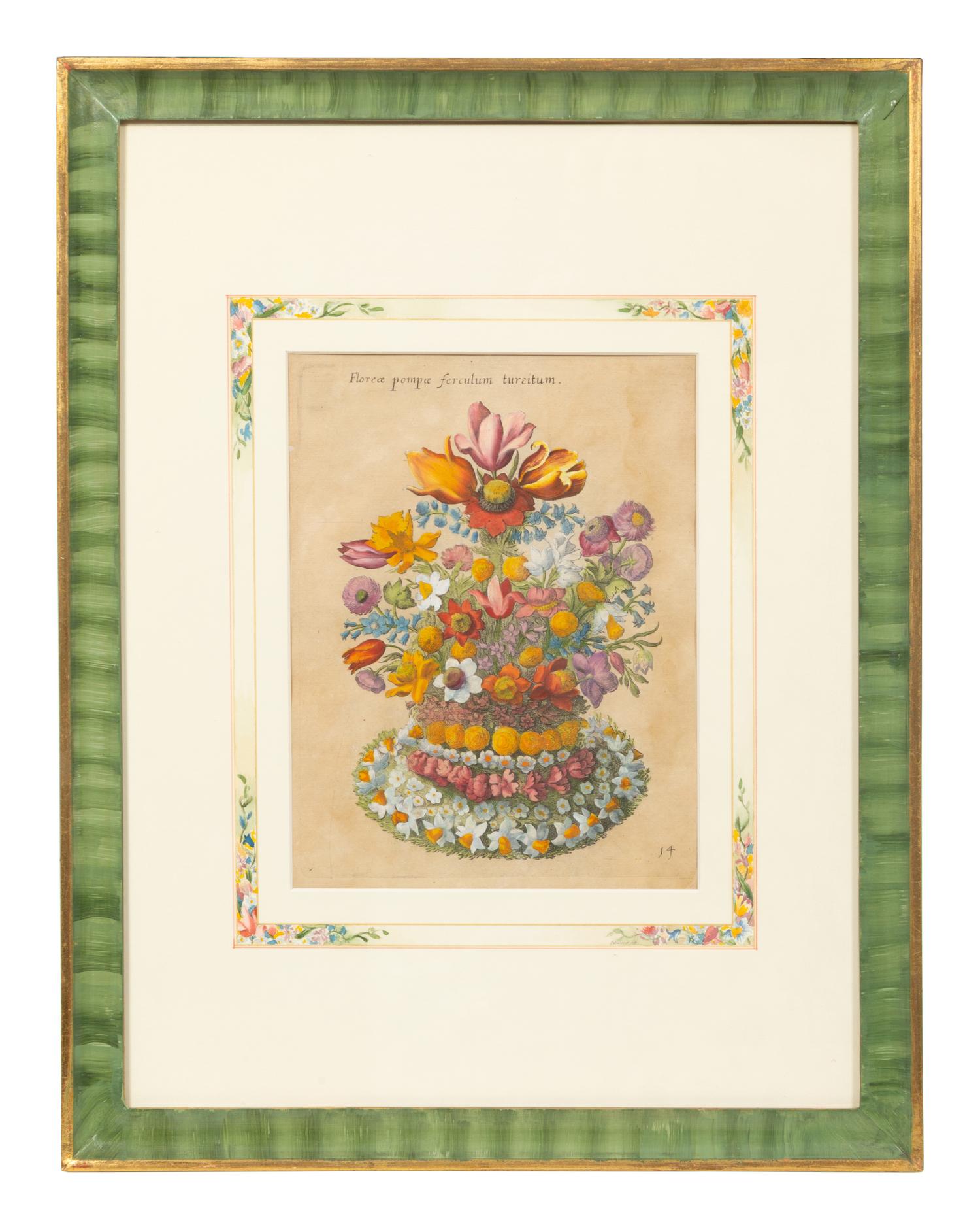 A German Hand-Colored Botanical Engraving