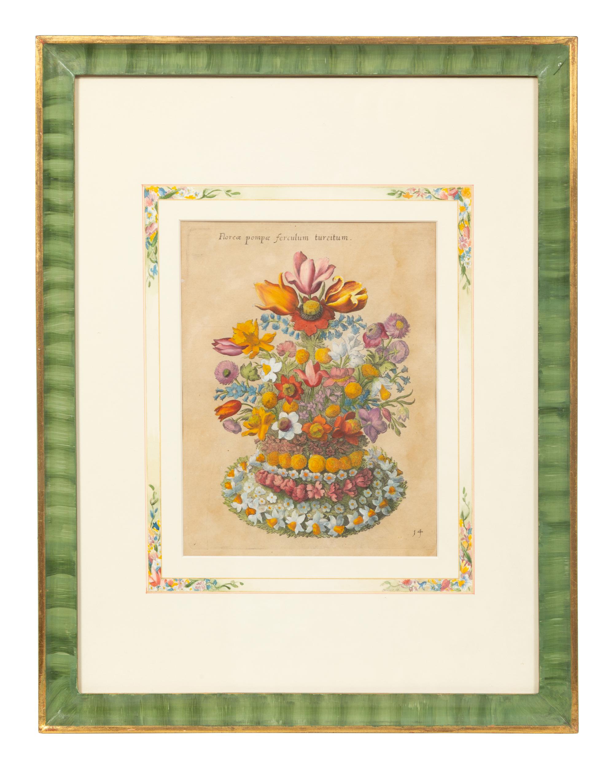 A German Hand-Colored Botanical Engraving