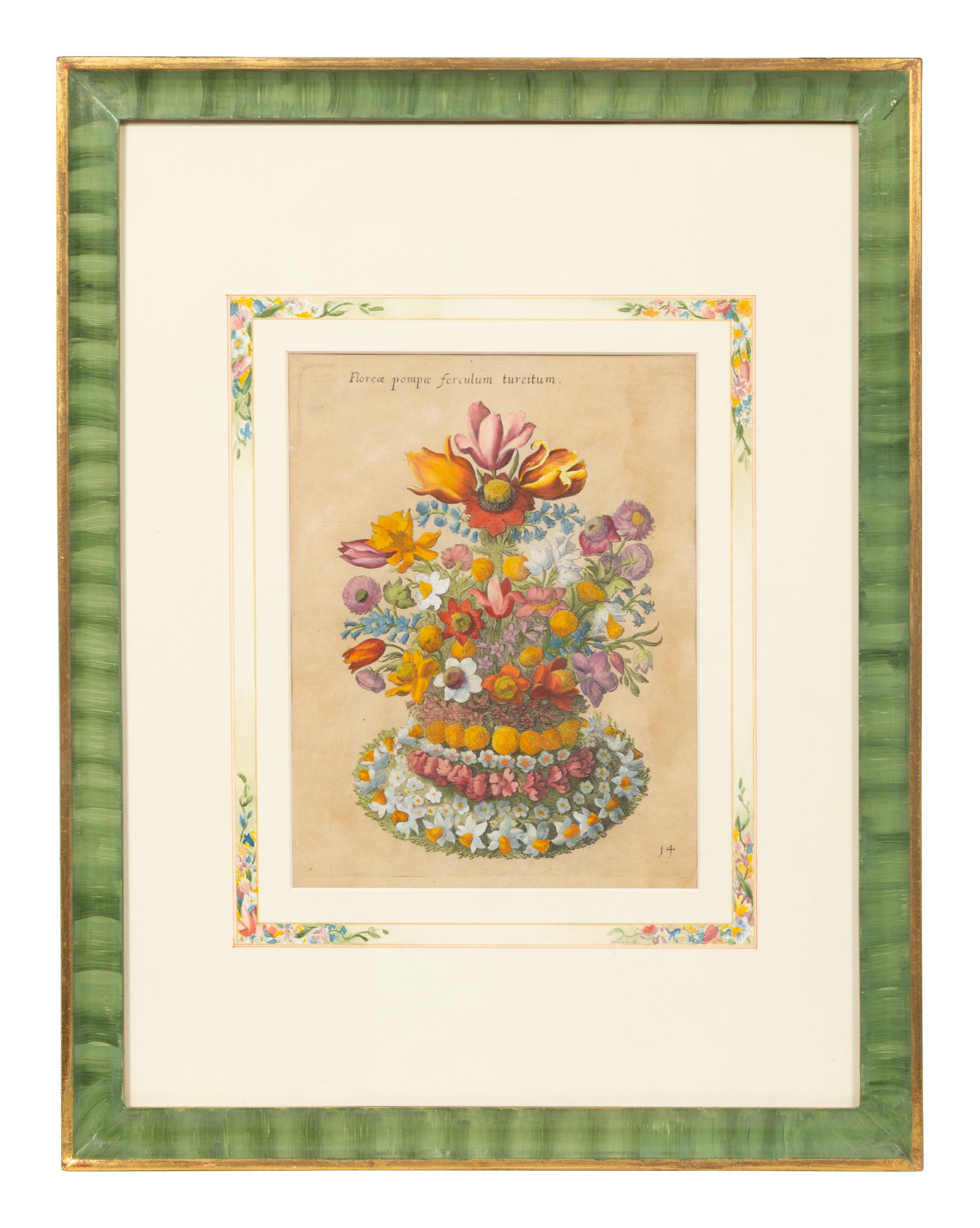 A German Hand-Colored Botanical Engraving
