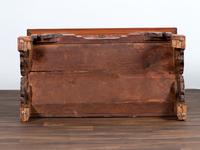 A Chippendale Shell-and-Block Carved Cherrywood Chest of Drawers