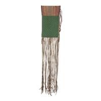 Plateau Beaded Hide Saddle Bags
