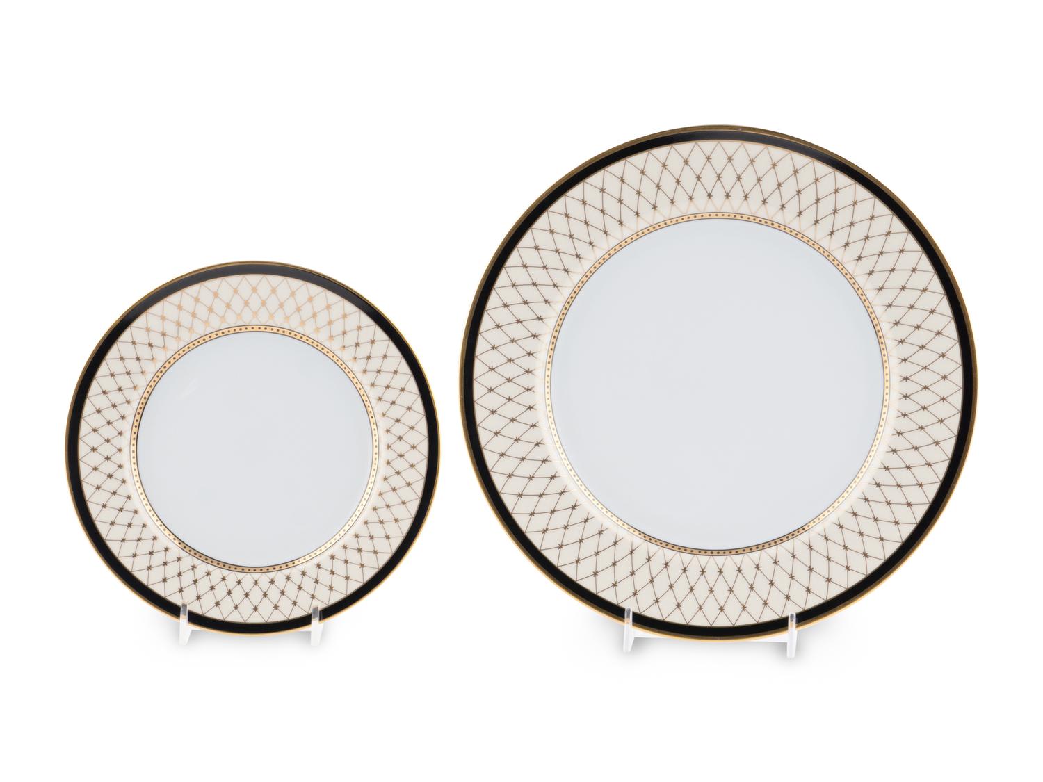 A Group of Fitz and Floyd Porcelain Plates