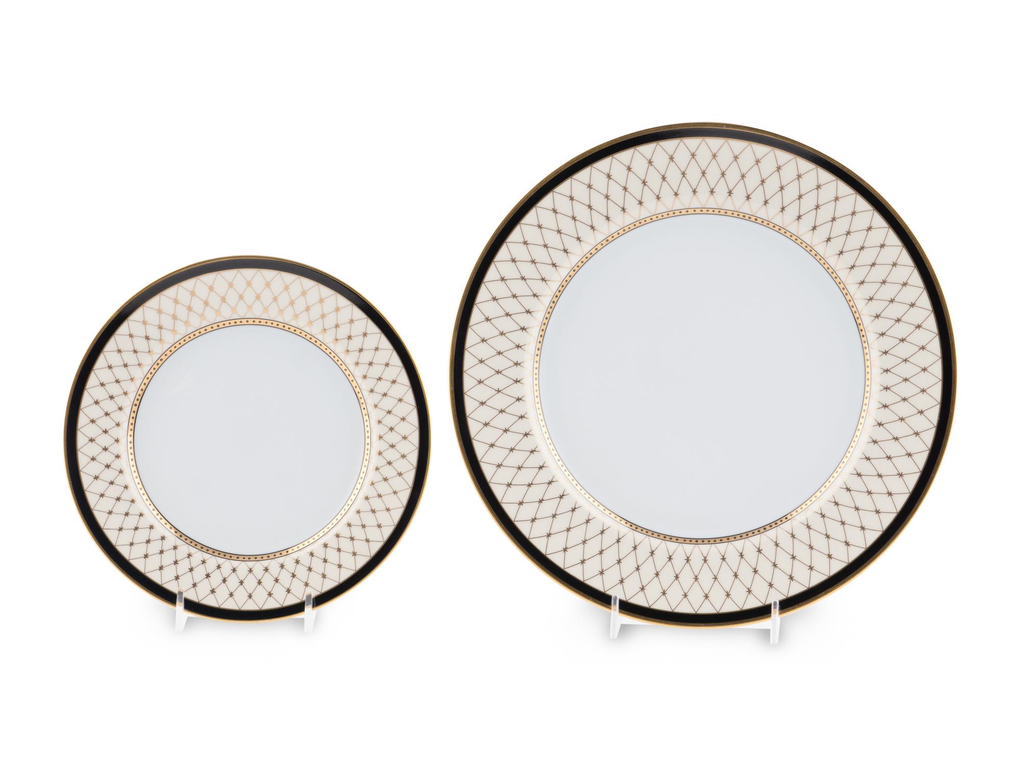 A Group of Fitz and Floyd Porcelain Plates