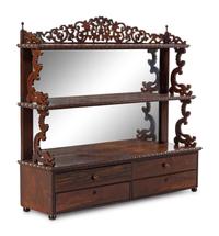 An Anglo-Indian Jacaranda Hanging Etagere
