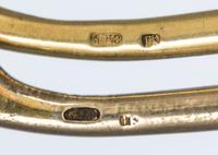 Two Russian Silver and Enamel Spoons, Mark of Gustav Klingert, kokoshnik mark of Ivan Lebedkin, Moscow, late 19th/early 20th century, e