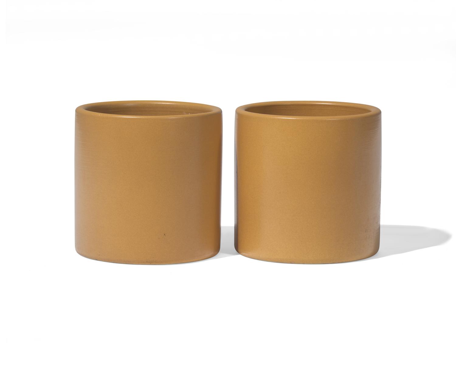 Pair of Cylinder Planters, c. 1950