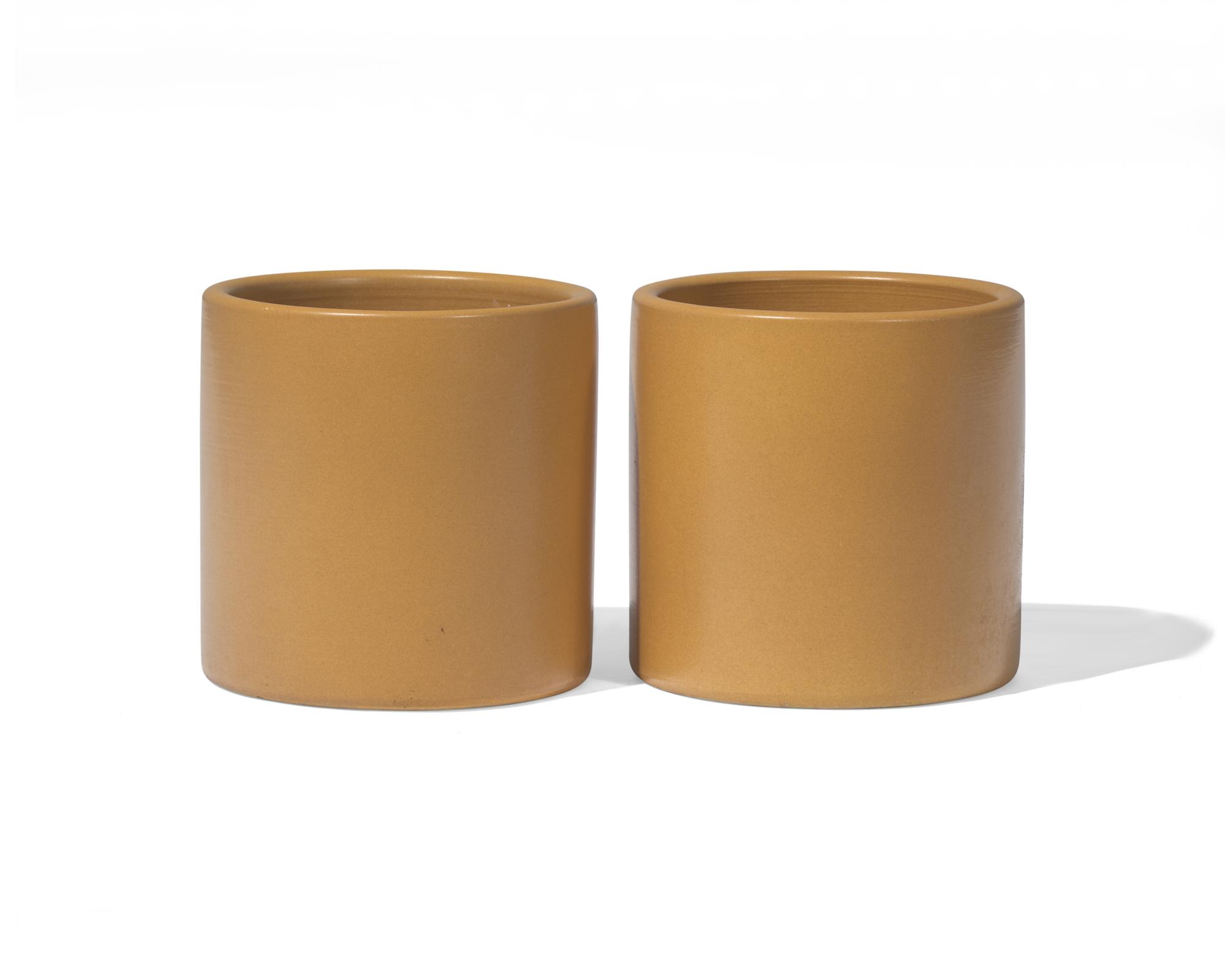 Pair of Cylinder Planters, c. 1950