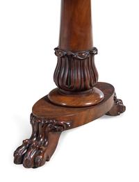 A Regency Style Mahogany Library Table
