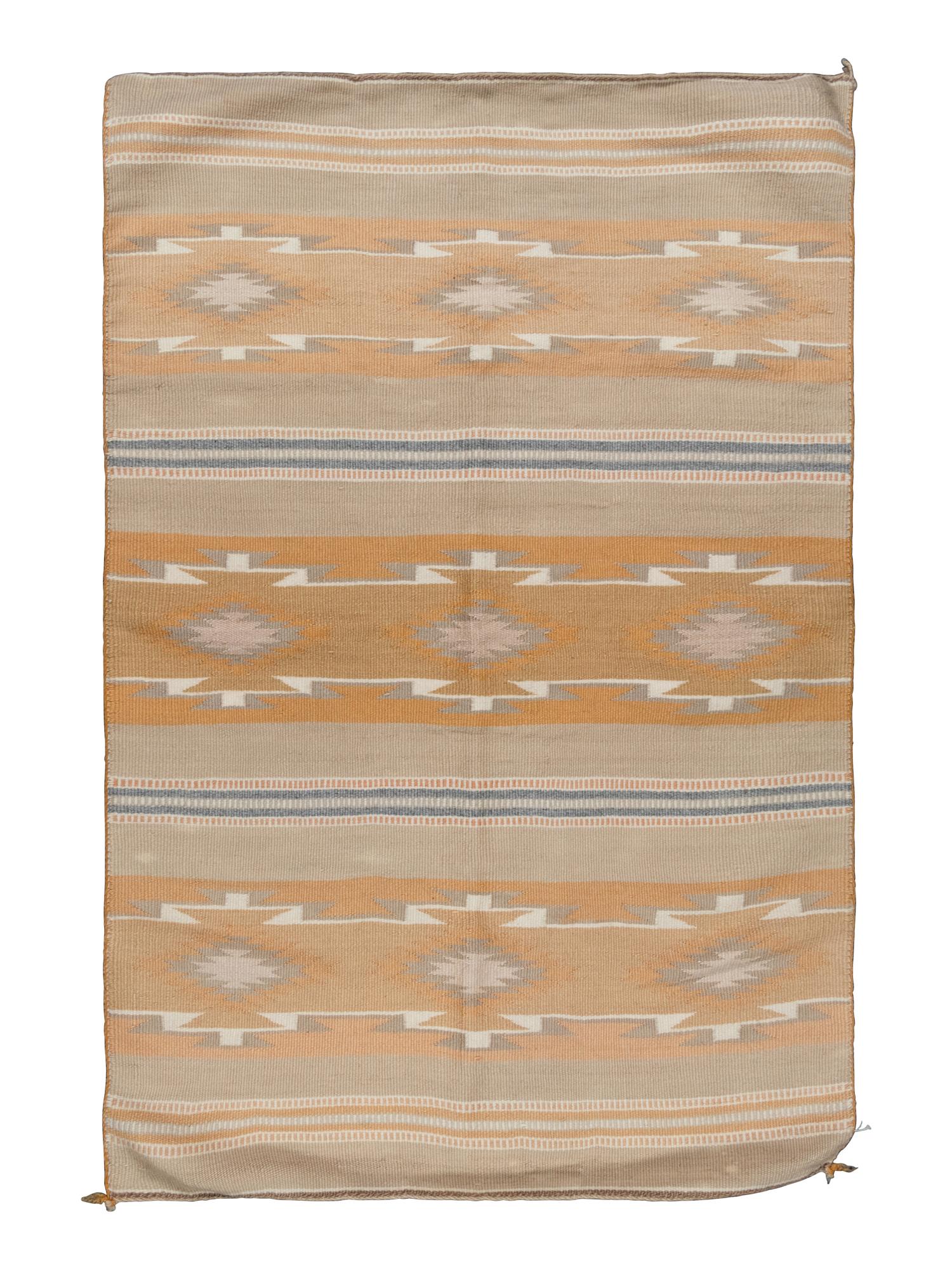A Group of Three Navajo Wide Ruins Rugs and Weavings