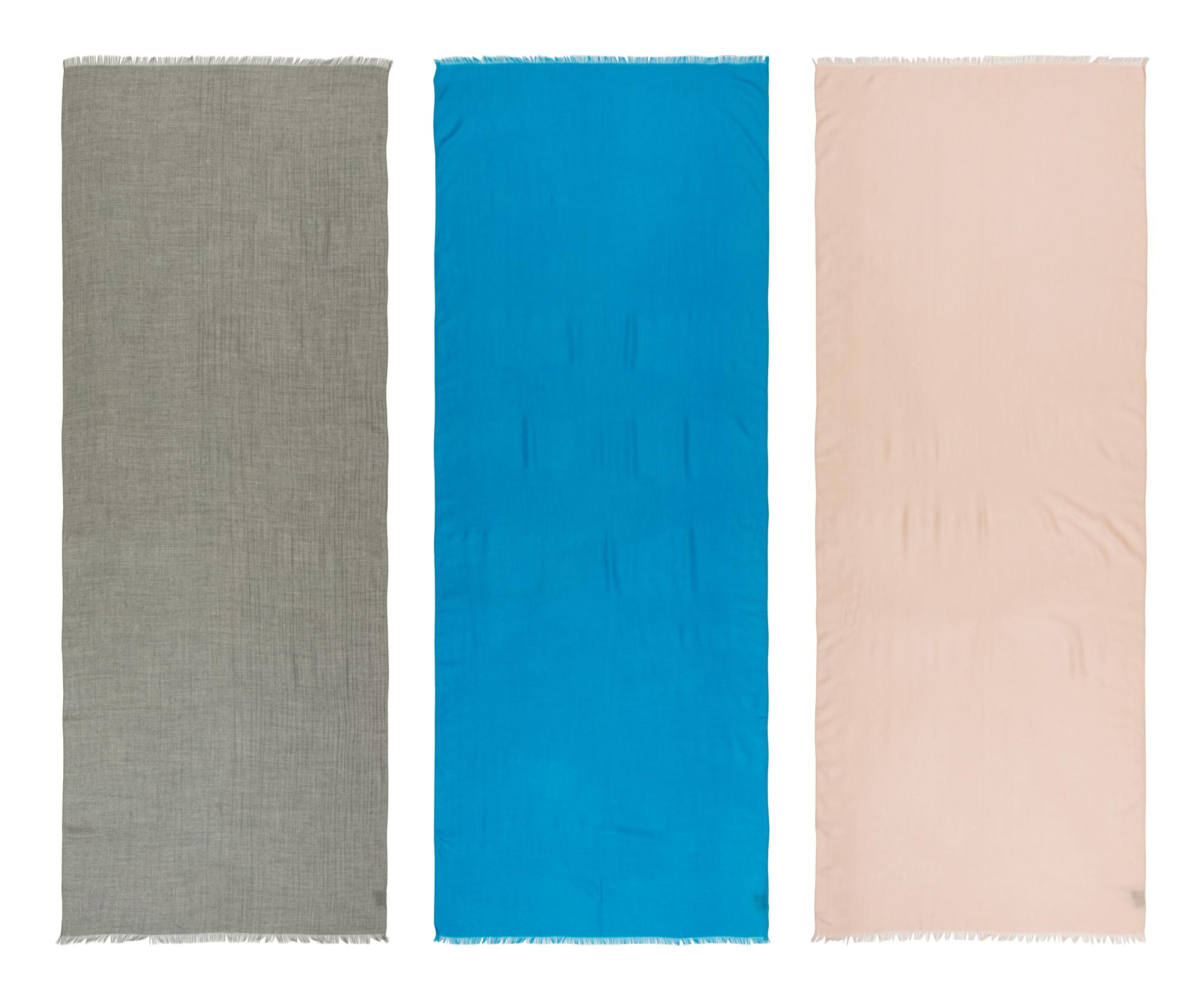Four Loro Piana Items: Three Scarves, One Hat