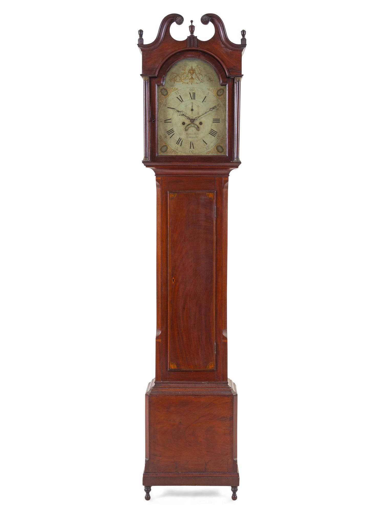 A Scottish George III Mahogany Tall Case Clock