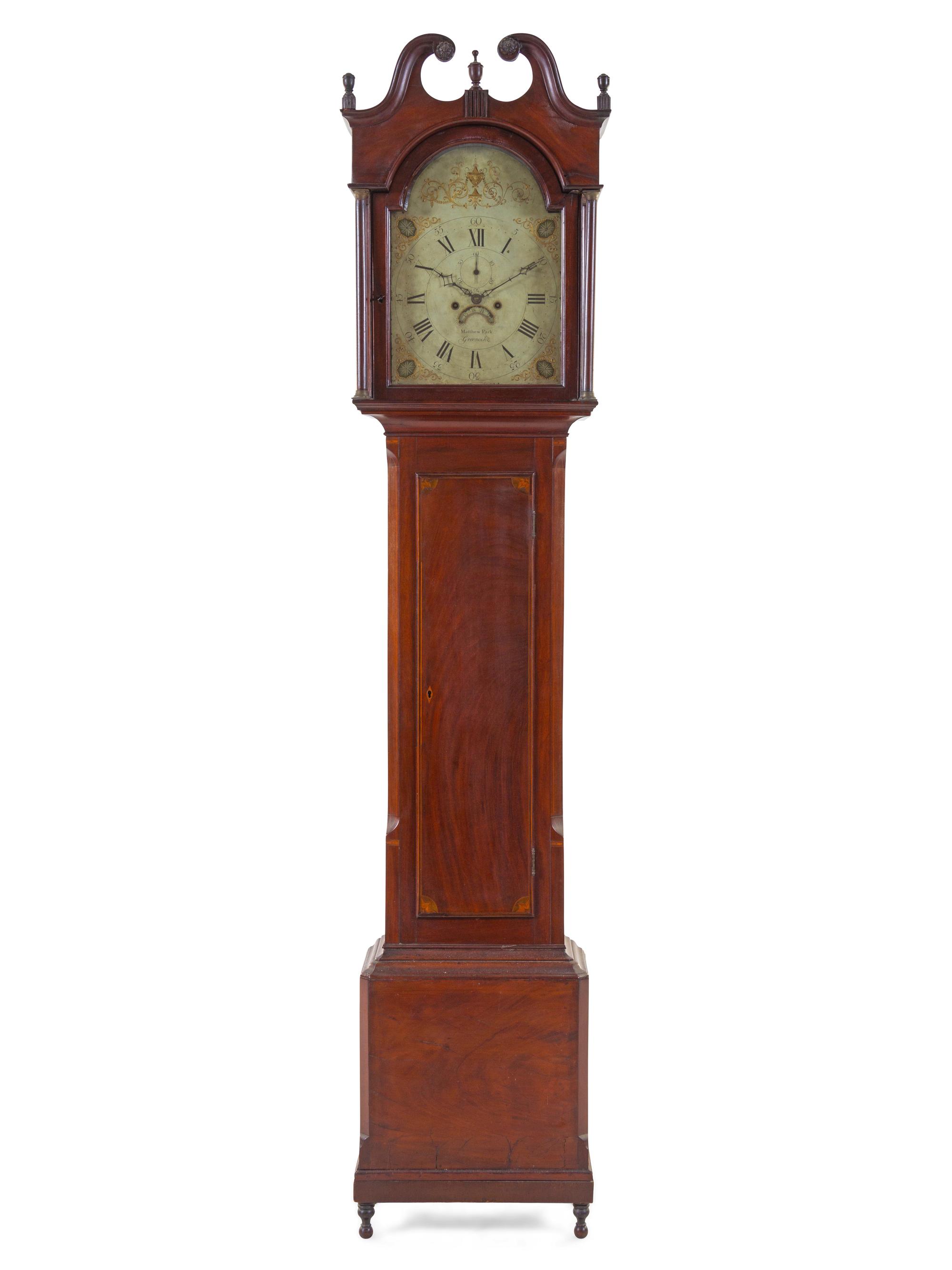 A Scottish George III Mahogany Tall Case Clock
