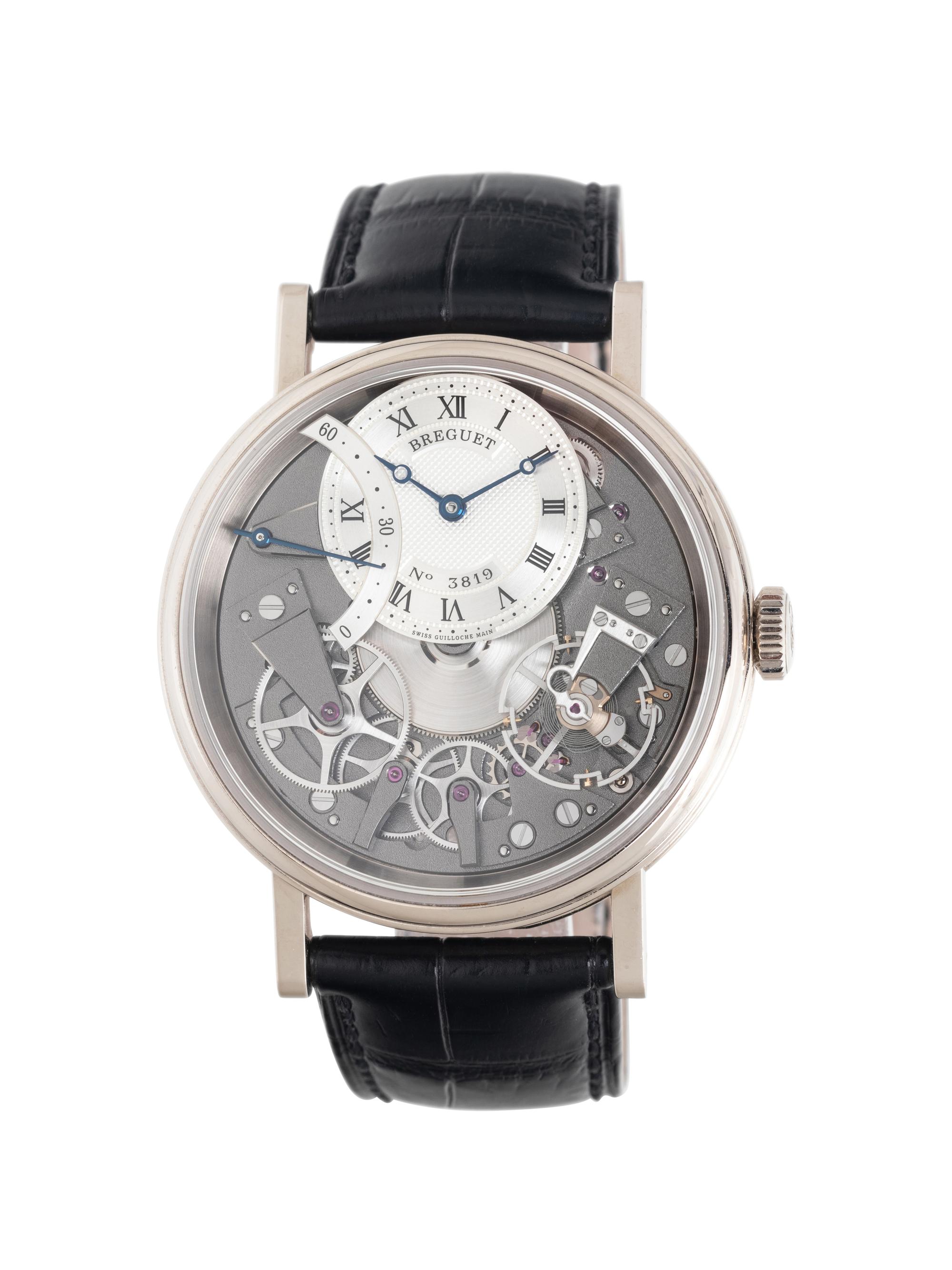 BREGUET, REF. 7097 18K WHITE GOLD 'TRADITION SECOND RETROGRADE' WATCH