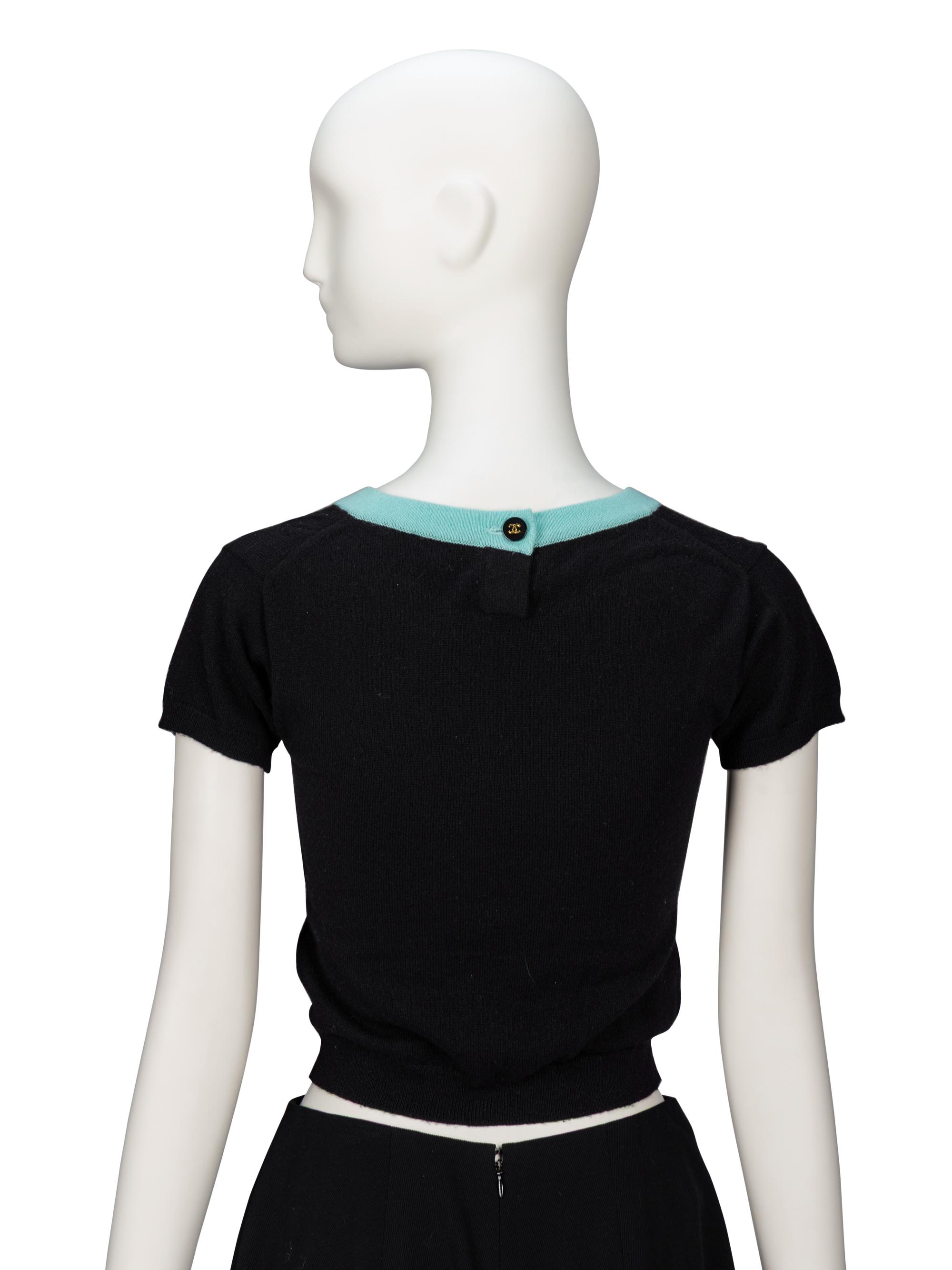 Chanel, Logo Knit Cashmere Twinset, 1994
