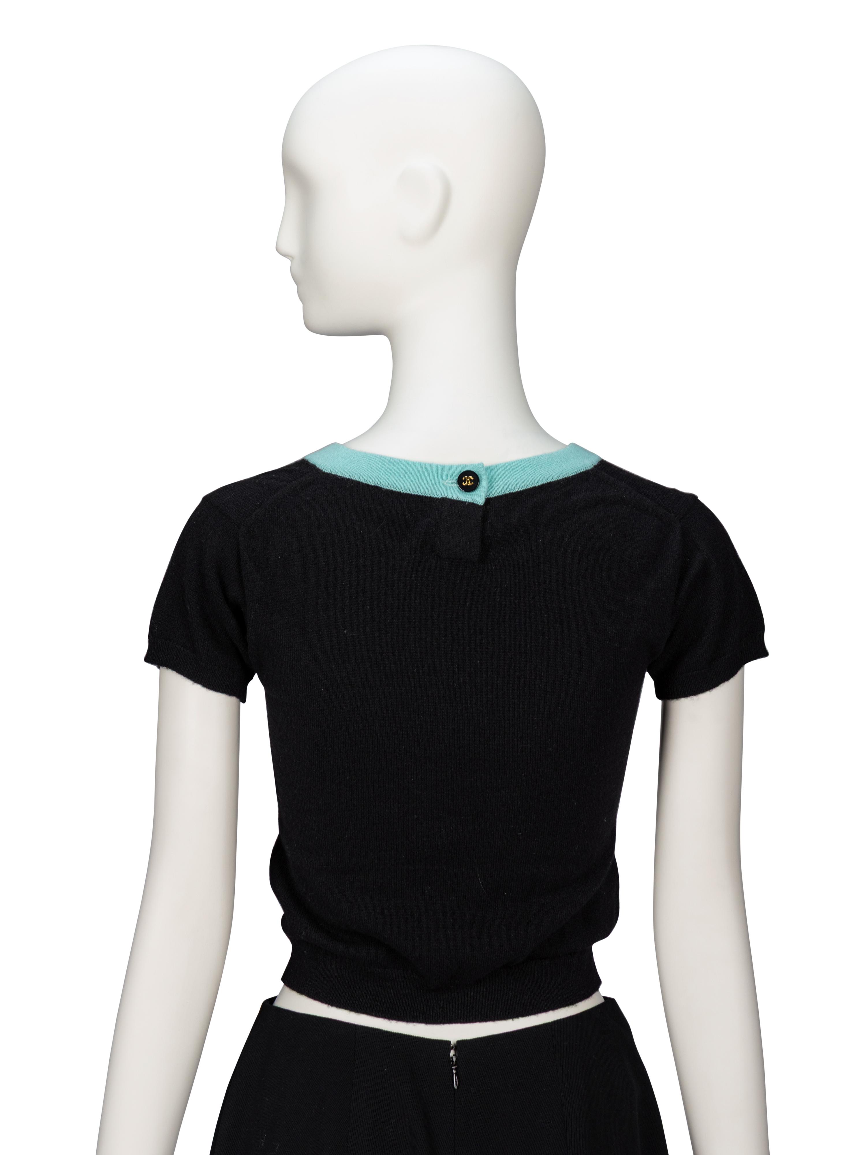 Chanel, Logo Knit Cashmere Twinset, 1994
