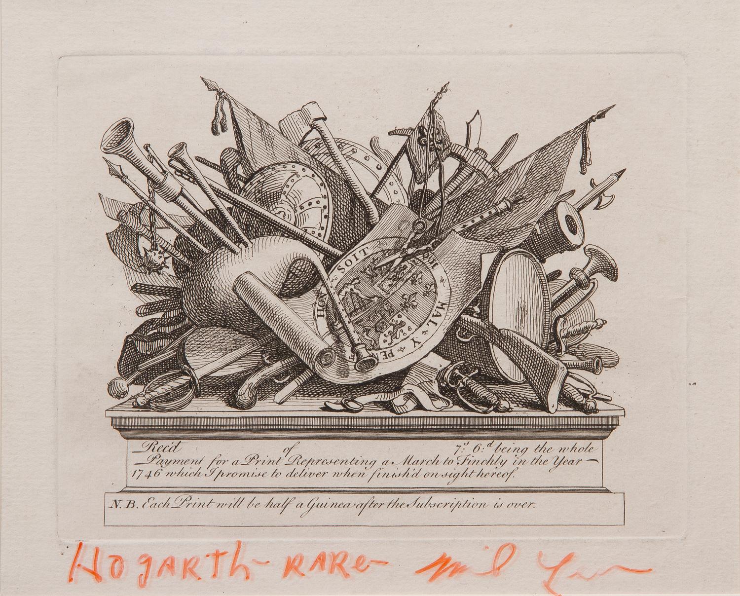 A Group of Six English and American Engravings, Size of largest 25 1/4 x 22 1/4 inches.
